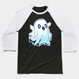 Spooky Ghost for Halloween Enthusiasts Baseball T-Shirt